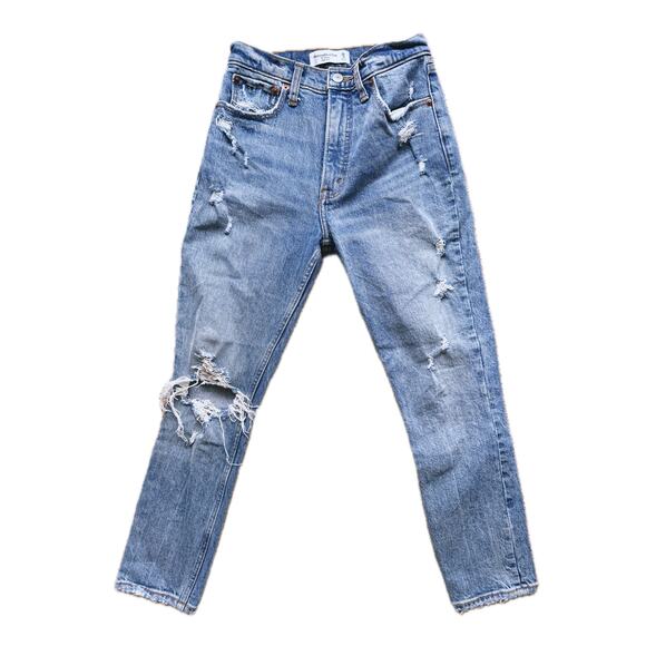 Abercrombie The Skinny High Rise Jeans Size 2 Short - Picture 1 of 5